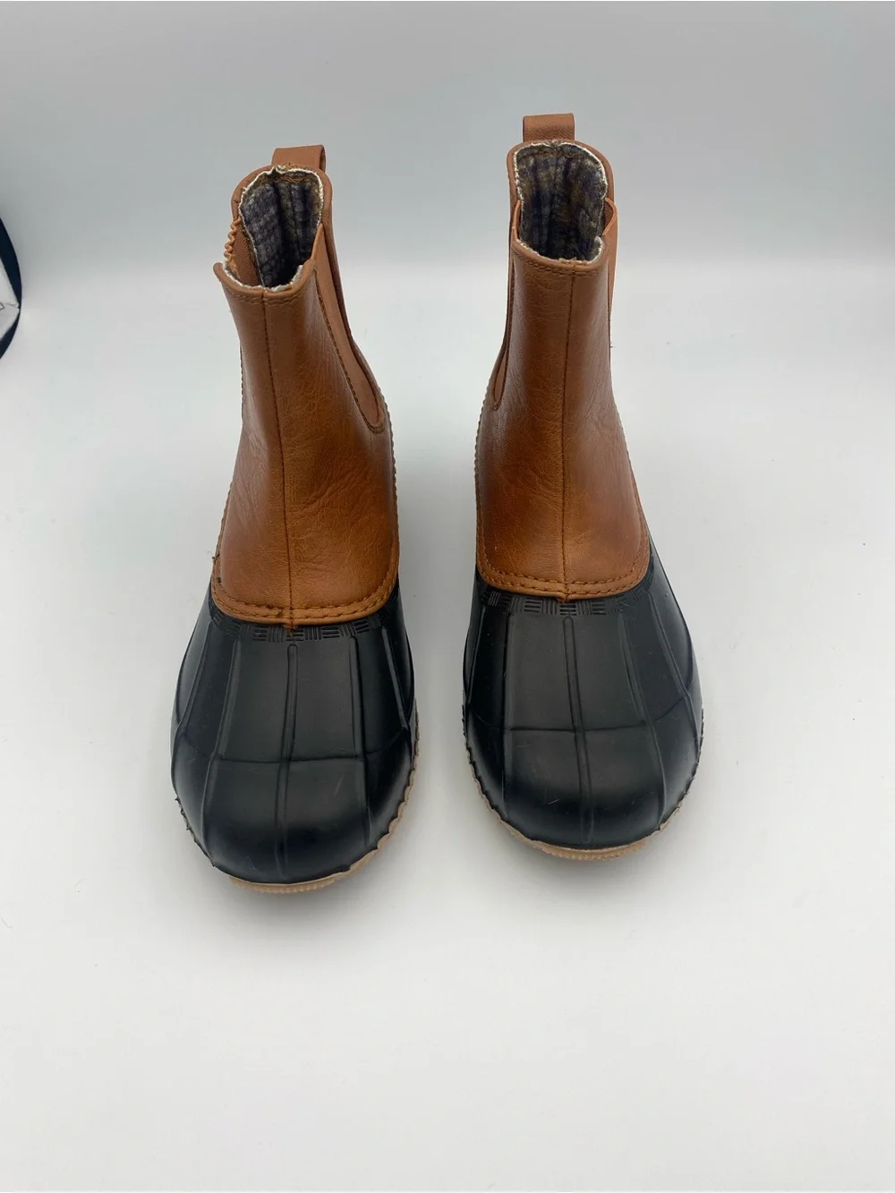 Magellan Outdoors Brown and Black Waterproof Chelsea Duck Boots